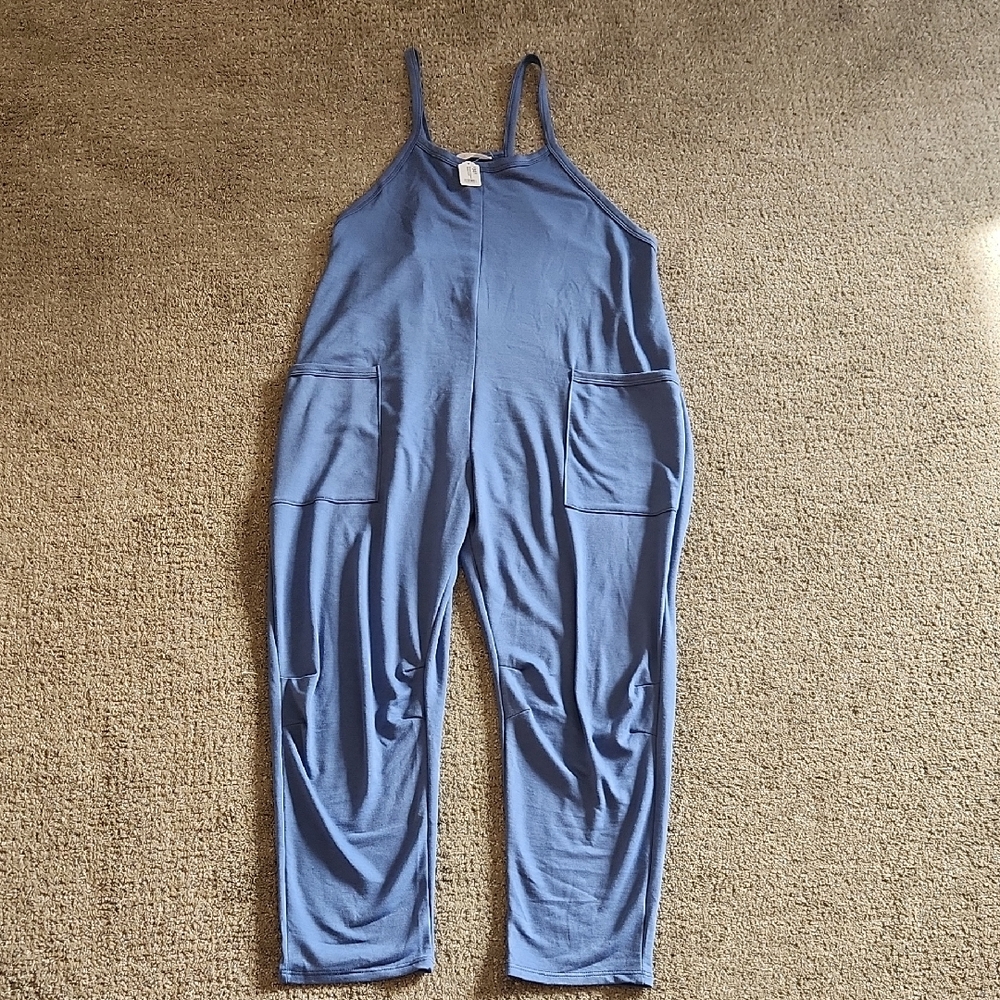 Elegant Blue Women's Jumpsuit